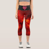 Leggings Capri amour et feu (Recto)