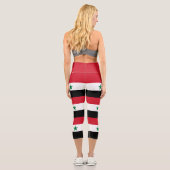Leggings Capri Ancien drapeau de Syrie (Verso)