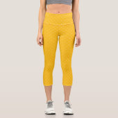 Leggings Capri Ancres jaunes (Recto)
