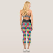 Leggings Capri Animaniacs | Warner Siblings Pop Art Graphic (Verso)