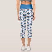 Leggings Capri Animaniacs | Yakko, Wakko, & Dot Circle Pattern (Verso)