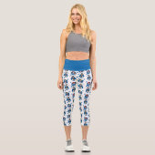 Leggings Capri Animaniacs | Yakko, Wakko, & Dot Circle Pattern (Recto)