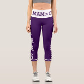 Leggings Capri Animaux de compagnie personnalisés Mamas Chats Cap (Recto)
