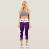 Leggings Capri Animaux de compagnie personnalisés Mamas Chats Cap (Recto)