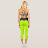 Leggings Capri Antigel Noir Haut taille Yoga Capris (Verso)