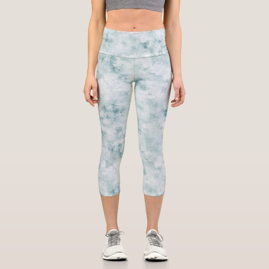 Leggings Capri Aqua Grunge (Recto)