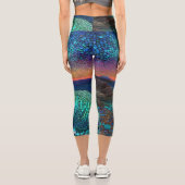 Leggings Capri Aqua Mirage (Verso)