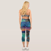Leggings Capri Aqua Mirage (Verso)