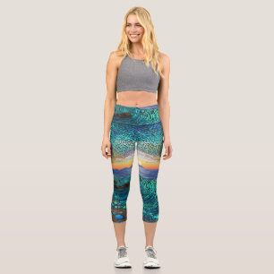 Leggings Capri Aqua Mirage