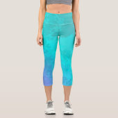 Leggings Capri Aqua Ombre  (Recto)