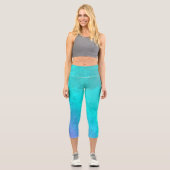 Leggings Capri Aqua Ombre  (Recto)