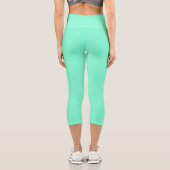 Leggings Capri Aquamarine solide (Verso)