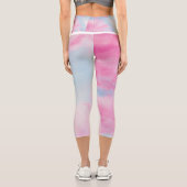 Leggings Capri Aquarelle Capris haut taille (Verso)