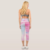 Leggings Capri Aquarelle Capris haut taille (Verso)
