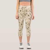 Leggings Capri Aquarelle chute feuilles 4 (Recto)