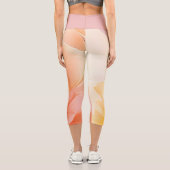Leggings Capri Aquarelle Florale Chic (Verso)