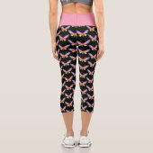 Leggings Capri Aquarelle Papillon maigre (Verso)