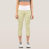 Leggings Capri aquarelle rayée (Recto)