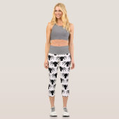 Leggings Capri Araignée noire (Recto)