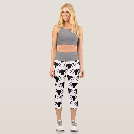 Leggings Capri Araignée noire (Recto)