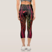 Leggings Capri Araignées et aiguilles Capris haut taille (Verso)