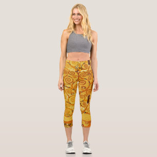 Leggings Capri Arbre de vie Gustav Klimt Nouveau