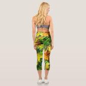 LEGGINGS CAPRI ARBRES ABSTRAITS (Verso)