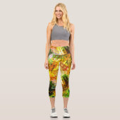 LEGGINGS CAPRI ARBRES ABSTRAITS (Recto)