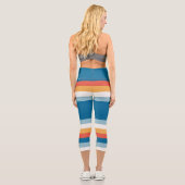 Leggings Capri Arc arc-en-ciel (Verso)