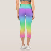 Leggings Capri Arc-en-ciel (Verso)