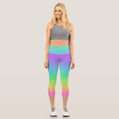 Leggings Capri Arc-en-ciel (Recto)