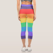Leggings Capri Arc-en-ciel (Verso)