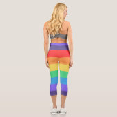 Leggings Capri Arc-en-ciel (Verso)