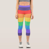 Leggings Capri Arc-en-ciel (Recto)