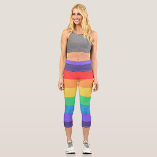 Leggings Capri Arc-en-ciel