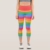 Leggings Capri Arc-en-ciel (Recto)