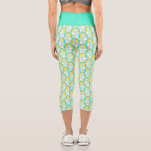 Leggings Capri Arc-en-ciel avec bleu de nuage (Verso)
