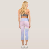 Leggings Capri Arc en ciel d'espoir - pastel, (Verso)