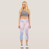 Leggings Capri Arc en ciel d'espoir - pastel, (Recto)