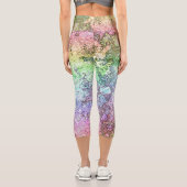 Leggings Capri Arc-en-ciel grungy (Verso)