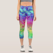 Leggings Capri Arc-en-ciel Grungy (Recto)