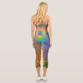 Leggings Capri Arc-en-ciel Sirène (Verso)