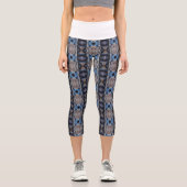 Leggings Capri argent bleu (Recto)