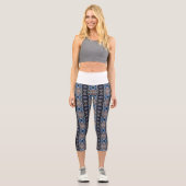 Leggings Capri argent bleu (Recto)