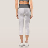 Leggings Capri Argent Et Gris (Verso)
