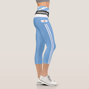 Leggings Capri Argentine & Argentine Drapeau mode, Fitness, Sport
