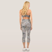 Leggings Capri Arrière - plan en béton (Verso)