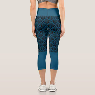 Leggings Capri arrière - plan motif Yoga Pants
