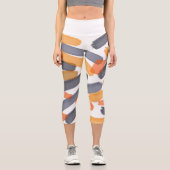 Leggings Capri Art Abstrait (Recto)