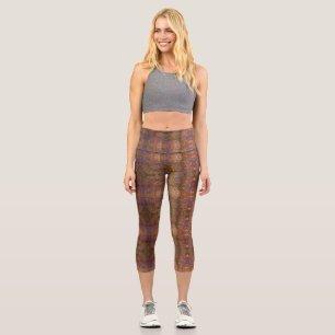 Leggings Capri Art au marqueur de tourbillon de confettis